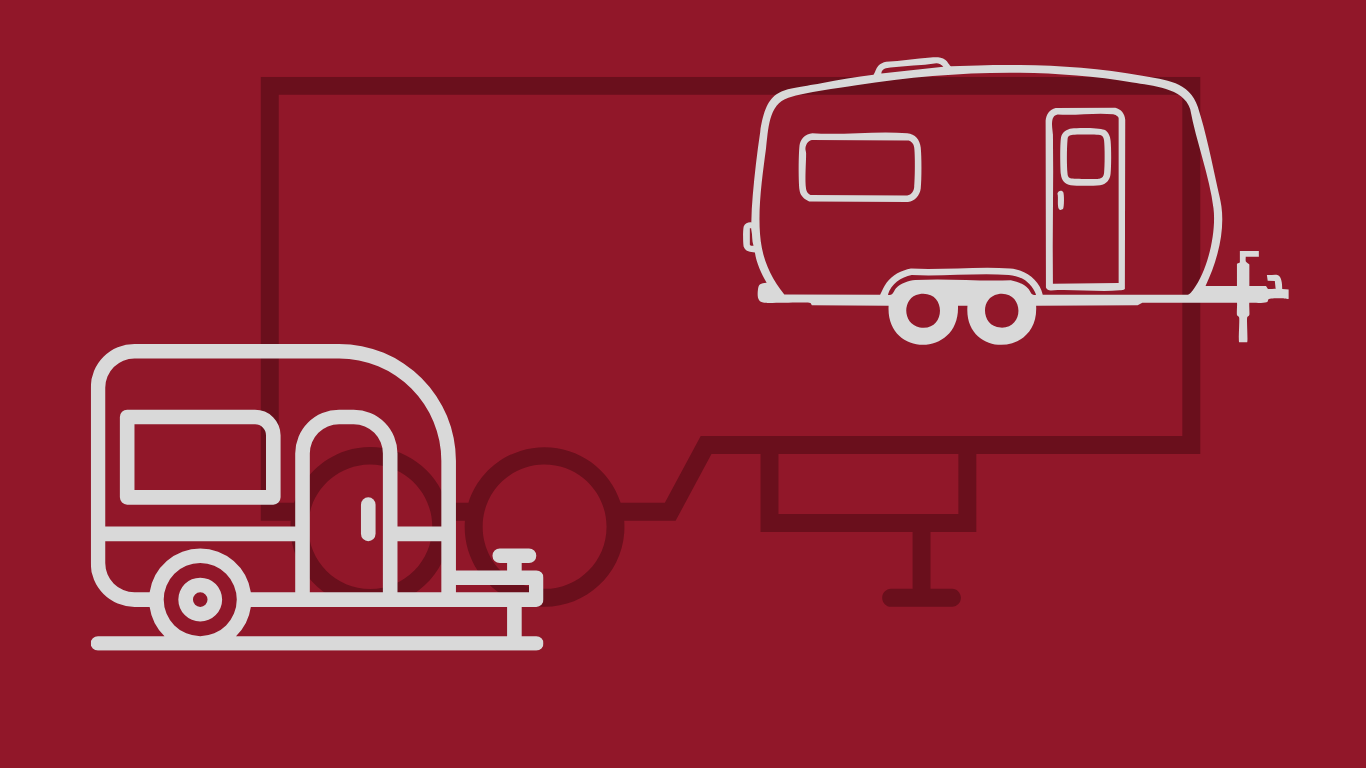 Illustrations of various trailer products.